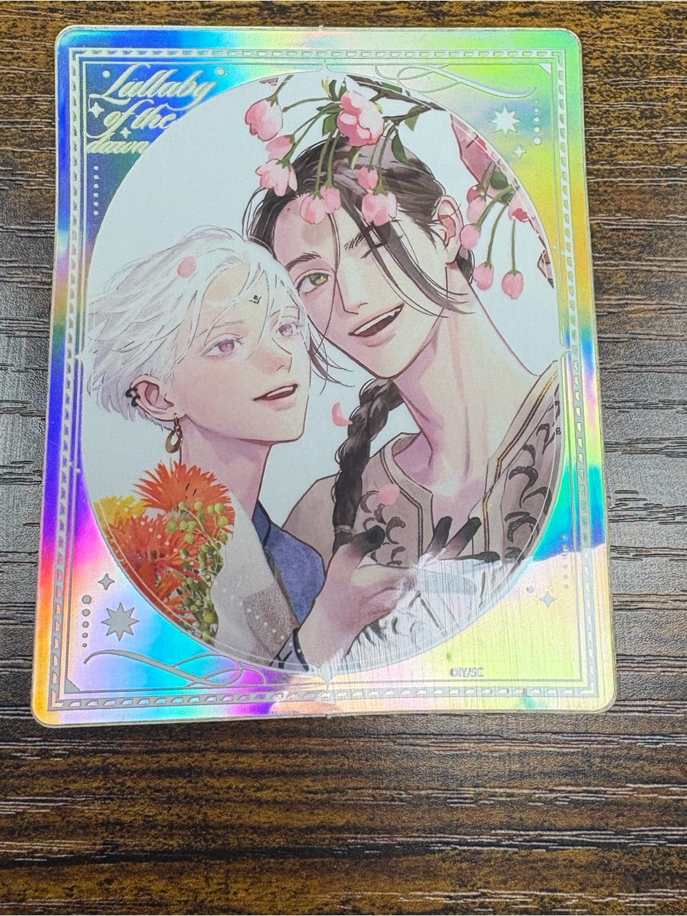 Lullaby of the Dawn Lovelove x Red Holographic Sticker